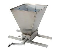 TaNeHaKi Grain Malt Mill Crusher Stainless Steel 2 Roller Crusher Grain Mill Grinder Barley Crusher Grain Crusher Grinder Grain Grinder Machine Barley Crusher Homebrew