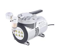 TaNeHaKi Oil Free Lubrication Air Vacuum Pump Oil Free Vacuum Pump Oil Free Lubrication Air Conditioning Pump No Oil Vacuum Pump Lubrication Diaphragm Structure with Vacuum Gauge