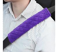 TANEND 2 Pack Seat Belt Padding for Hyundai i10 / i20 / i30 / i40 / ix25 / ix35 / Accent/Elantra/Kona, Car Shoulder Cover Cushion Seat Belt Pad Auto Interior Accessories,- Purple