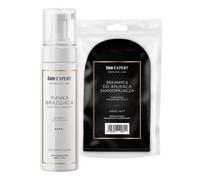 TanExpert Coconut Glow Self-Tanning Mousse 200 ml Set with Magic Mitt Application Glove for Face and Body