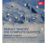 Taneyev: The Complete Quintets By Martinu Quartet ,None (Composer),Taneyev (Conductor) (2015-01-26)