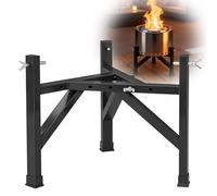 Tanfix Fire Pit Stand, Fits 15-21 Inch Fire Pits | Compatible with Solo Stove Ranger, Bonfire, Stainless Steel Base with Heat Protection Disk for Patio Backyard and Camping