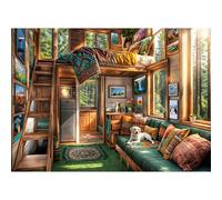 TangComplete - Puzzles 1000 Pieces for Adults jigsaw puzzles for adults 1000 Piece Puzzle Challenging Game for The Whole for Women, Gifts for Men, Theme: Forest House
