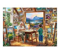 TangComplete - Puzzles 1000 Pieces for Adults jigsaw puzzles for adults 1000 Piece Puzzle Challenging Game for The Whole for Women, Gifts for Men, Theme: Painting Studio