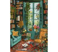 TangComplete - Puzzles 1000 Pieces for Adults jigsaw puzzles for adults 1000 Piece Puzzle Challenging Game for The Whole for Women, Gifts for Men, Theme: Cozy Study