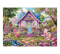 TangComplete - Puzzles 1000 Pieces for Adults jigsaw puzzles for adults 1000 Piece Puzzle Challenging Game for The Whole for Women, Gifts for Men, Theme:Pink Flower Room