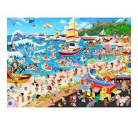 TangComplete - Puzzles 1000 Pieces for Adults jigsaw puzzles for adults 1000 Piece Puzzle Challenging Game for The Whole for Women, Gifts for Men, Theme: Summer Beach