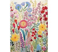 TangComplete - Puzzles 1000 Pieces for Adults jigsaw puzzles for adults 1000 Piece Puzzle Challenging Game for The Whole for Women, Gifts for Men, Theme: Threaded Garden