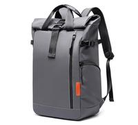 TANGCORLE Roll Top Travel Backpack for Men and Women 15.6 Inch 20-25L Expandable Water-Resistant Commuter Casual Daypack Laptop Backpack for Work Business College