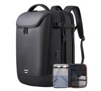 TANGCORLE Travel Carry on Backpack 50L Expandable Flight Approved Backpacks 17.3 inch Laptop and USB Charging Port bags Water Resistant Business Back Pack for Women & Men