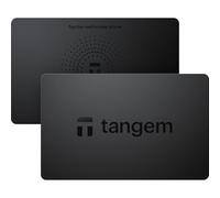 TANGEM Wallet Pack of 2 - Secure Crypto Wallet - Trusted Cold Storage for Bitcoin, Ethereum, NFT's & More Coins - 25 Years Warranty