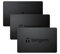 TANGEM Wallet Pack of 3 - Secure Crypto Wallet - Trusted Cold Storage for Bitcoin, Ethereum, NFT's & More Coins - 100% Offline Hardware Wallet
