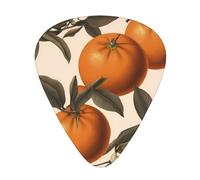 tangerine guitar picks in three different thicknesses, suitable for electric guitar and band players