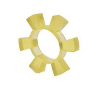 Tangerniu 10pcs Polyurethane T Type Plum Pad Hexagon Elastic Ring Coupling Cushion Water Pump Wheel Pad Rubber Elastic Block Joint Socket