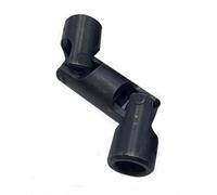 Tangerniu 1pc 3 Section Precision Double Coupling Inner Size 14mm 16mm 18mm 20mm 22mm Cross Universal Joint Joint Socket