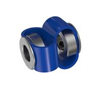Tangerniu 1pc D23 L24 8 Font Encoder Coupling Double Loop Couple Flexible Aluminum Alloy CNC 3D Printer Electric Connector Shaft Joint(4mm x 6mm)