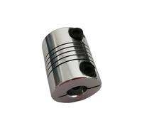 Tangerniu 1pc D25 L30 Jaw Aluminum Alloy Shaft Coupler CNC Flexible Coupling Stepper Motor Connector Shaft Joint(10mm to 12mm)