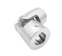 Tangerniu 1pc Motor Output Shaft Coupler 15mm-30mm Hole Connector Cross Universal Joint Coupling Bushing with Keyway Joint Socket