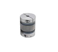 Tangerniu 1pc Shaft Coupling D20 L30 Bellows Flexible Motor Coupler CNC Aluminium High Elasticity Universal Joint 3D Printer Cardan Shaft Joint(5mm to 10mm)