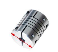 Tangerniu 5pcs Aluminium CNC Shaft Couplings 20mm Diameter 25mm Length Flexible Coupler Stepper Motor Engraving Machine Shaft Joint(5x8mm)