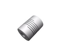 Tangerniu 5pcs D18L25 Aluminum Alloy Shaft Flexible Coupling 4mm 5mm 6mm 6.35mm 8mm 10mm Bore CNC Encoder Z Axis Winding Couplers Shaft Joint(4mm To 6mm)