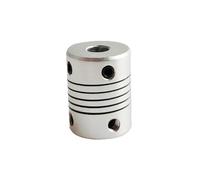 Tangerniu Aluminium Flexible Shaft Coupling D19L25 Bore Jaw Coupler for 3D Printer CNC Stepper Motor Shaft Joint(6mm x 6.35mm)