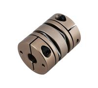 Tangerniu Aluminum Alloy D34L45 Double Diaphragm Coupling Elastic Connector D34mm L45mm Ball Screw Step Servo Motor Encoder Shaft Joint(15x15mm)