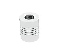 Tangerniu D15L20 Flexible Coupling 2mm 3mm 4mm 5mm 6mm 6.35mm 8mm Bore Aluminum Alloy Z Axis Stepper Motor Coupler Shaft Coupling Shaft Joint(4mm to 5mm)
