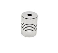 Tangerniu D19L25 Aluminium Flexible Jaw Shaft Coupling CNC Stepper Motor Coupler Encoder Shaft Joint(6.35x8MM)
