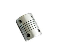 Tangerniu D19L25 Aluminium Jaw Shaft Coupler 19x25mm Outer Size Flexible Coupler Bore Shaft Connection for Stepper Motor Shaft Joint(5x7mm)