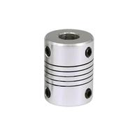 Tangerniu D19L25 Shaft Coupling Aluminium Flexible Jaw Coupler CNC Stepper Motor Coupler for Encoders Engraving Machine Shaft Joint(5x10mm)