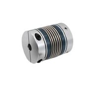 Tangerniu D20 L34 Shaft Coupling Flexible Motor Coupler CNC Aluminium Elasticity Universal Joint 3D Printer Cardan Shaft Joint(5mm x 8mm)