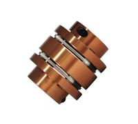 Tangerniu D68L74 Flexible Motor Shaft Coupler CNC Cardan Flange Coupling Aluminium Diaphragms Universal Joint for 3D Printer Shaft Joint(22X22mm)