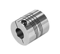 Tangerniu Parallel Line Coupling D25 L30 Motor Flexible Shaft Coupler Aluminum Alloy Connection Encoder 3D Printer Groove Cardan Shaft Joint(6mm to 10mm)