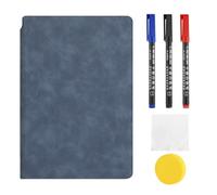 TANGHSE A5 Mini Dry Erase Whiteboard - 21 x 34 cm Double Sided Portable Notepad with Erasable Marker, Reusable Mini Shorthand Notebook for School Writing Noting Planning Office Supplies