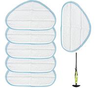 Tangjun 6 Pack Steam Mop Pads for H2O HD Steam Mop, Reusable Microfiber Replacement Steam Cleaner Pads for Floor Cleaning