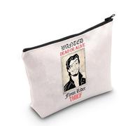 Tangl-ed Cartoon Movie Inspired Gift Wanted Dead or Alive Flynn Rider Thief Makeup Bag for Flyers Fans (Dead or Alive)