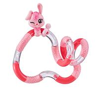 Tangle 8501 Fidget Toy Junior Pets Series with Animal Figure Rabbit, Anti-Stress Finger Toy, Promotes Fine Motor Skills, Can Be Turned and Combined, Motor Skills Toy for Children from 3 Years, Pink