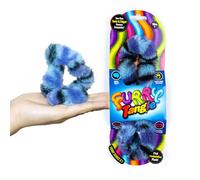 TANGLE Furry Fidgets - New! Purple Stripe - Plush Fidget Toy - Soft Colorful Plush Materials That Will Please Sensory Toy Lovers - Take Your Furry Fidget with You Everywhere!