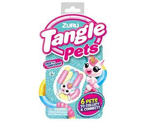 Tangle Patterned Pets 6 Assorted Therapeutic Stress Relief Toys - Promotes Coordination and Fine Motor Skills - Rotate as you like