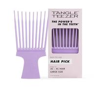 Tangle Teezer Hair Pick for 3C to 4C Curly Coily Hair | Textured Afro Hair Pick Comb | Detangles, Creates Lift & Volume | Ergonomic Handle | Lilac