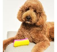 Tangle Teezer Large Pet Teezer Detangling Dog Grooming Brush - Dry or Bath Brush - The Perfect Detangling Brush for Dogs - Pink & Yellow