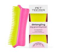 Pet Teezer Detangling and Dog Grooming Brush Black & Purple Shedding New