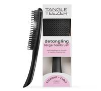 Tangle Teezer Large Ultimate Detangler Hairbrush - For Wet & Dry Hair - Detangling Brush for Thick, Curly & Long Hair - Two-Tiered Teeth Reduce Breakage & Eliminate Knots - Large Paddle - Black Gloss