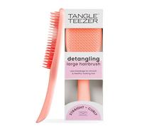 Tangle Teezer | The Large The Ultimate Detangler Hairbrush | Perfect for Long, Thick, Curly & Textured Hair | Two-Tiered Teeth for Gentle Detangling | Reduces Breakage| Ergonomic Handle | Peach Glow
