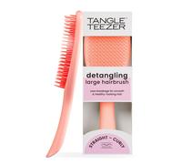 Tangle Teezer Large Ultimate Detangler Hairbrush, for Wet & Dry Thick, Curly, Long Hair. Two-Tiered Teeth reduce breakage & knots, Peach Glow.
