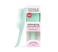 Tangle Teezer Mini Ultimate Detangler Fine and Fragile - For Wet & Dry Hair - Detangling Brush for Thin & Fine Hair - Perfect Brush For Kids & Travel - Jade Lagoon