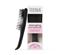 Tangle Teezer Mini Ultimate Detangler - For Wet & Dry Hair - Detangling Brush for All Hair Types - Perfect Brush For Kids & Travel - Black
