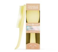 Tangle Teezer Plant Based Ultimate Detangler - Detangling Brush for 3C-4C Curly Coily Hair - Two-Tiered Teeth Define Curls & Reduce Frizz - Pastel Lemon