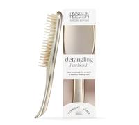 Tangle Teezer The Ultimate Detangler Chrome Hairbrush | Straight to Curly Hair Detangling Brush | Two-Tiered Teeth Reduce Breakage| Wet & Dry Hair | Champagne Gold